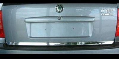 Накладка на кромку крышки багажника (нерж.) 1 шт. COMBI SKODA OCTAVIA A5 05.2004 - 06.2008 ― PEARPLUS.ru